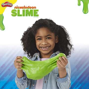 Play-Doh Nickelodeon Slime Brand Compound Stretchy Green Tub, 30 Ounces of Bulk Slime for Kids, Sensory Toys for Girls & Boys 3 Years & Up, Kids Gifts