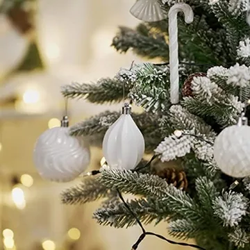 Christmas Ball Ornaments 24 PCS Shatterproof Plastic Decor