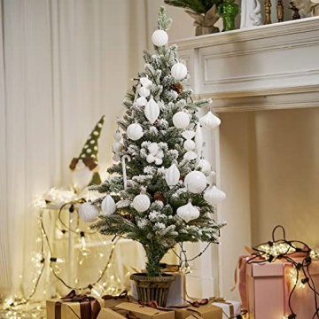 Christmas Ball Ornaments 24 PCS Shatterproof Plastic Decor