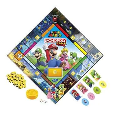 Monopoly Junior: Super Mario Edition Board Game - Fun for Kids Age 5+!