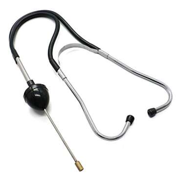 Garnish Gripper Mechanic's Stethoscope Automotive Engine Diagnostic Sensitive Hearing Tool for Cars,...