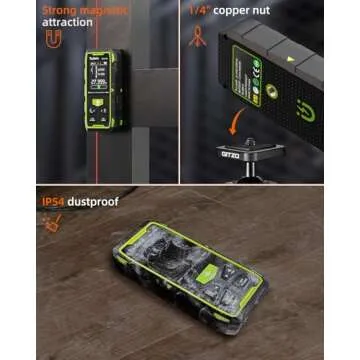 Tadeto Dual Laser Measuring Tool, 393FT/120M Bilateral Laser Measurement Tool Backlit LCD Display, Rechargeable Laser Measure with Ft/in/M Multiple Units Length/Area/Volume/Angle