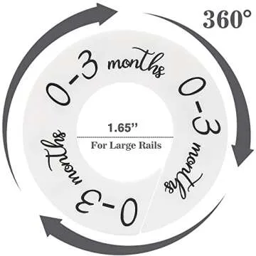 Baby Closet Dividers Set of 10 for Newborns to Toddlers