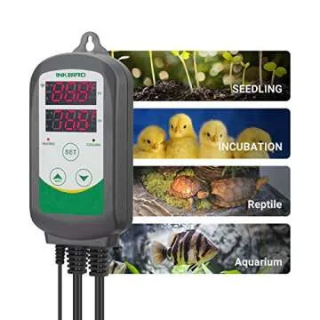Inkbird WiFi ITC-308 Digital Temperature Controller Aquarium Thermostat for Aquarium Heater and Cooler, with Waterproof Sensor.