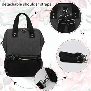 LUXJA Breast Pump Bag - Spacious and Stylish for Moms