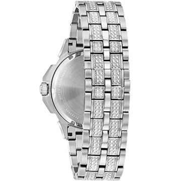 Bulova Men's Crystals Octava Stainless Steel Multi-Function Watch