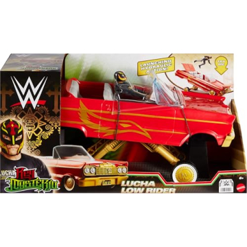 Mattel WWE Rey Mysterio Action Figure & Lucha Low Rider Set