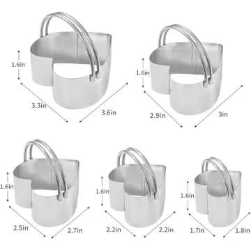ALLTOP Heart Shaped Biscuit Cutters for Perfect Cookies