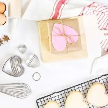 ALLTOP Heart Shaped Biscuit Cutters for Perfect Cookies