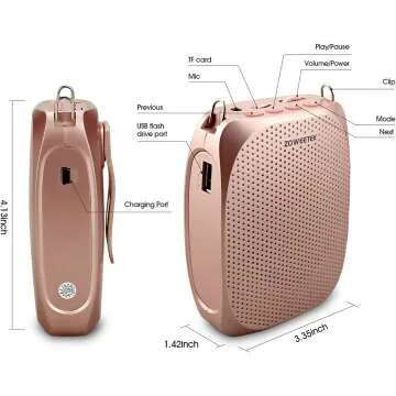 Voice Amplifier Headset for Teachers & Guides