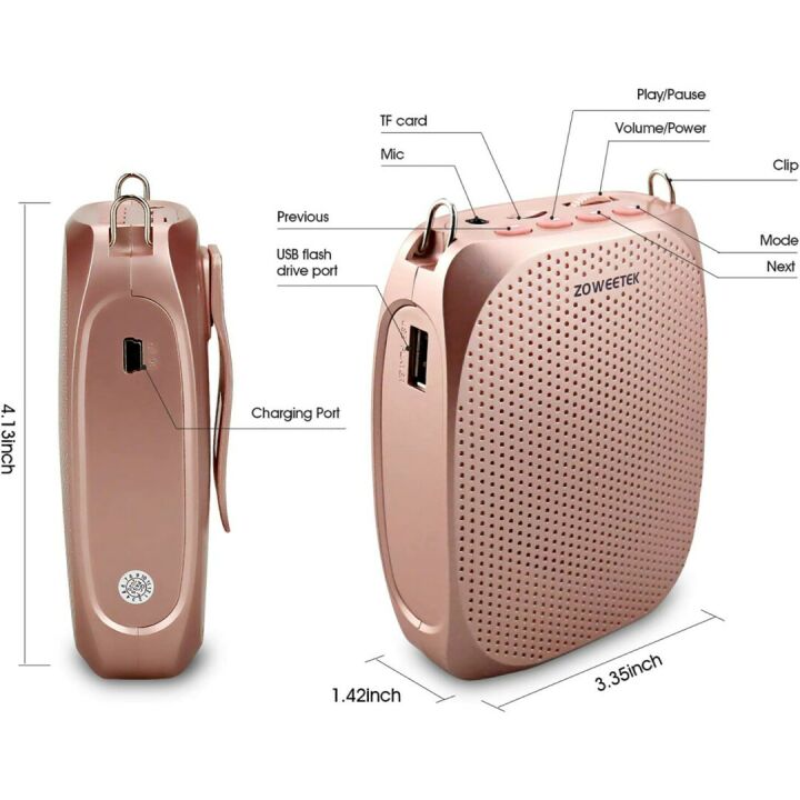 Voice Amplifier Headset for Teachers & Guides