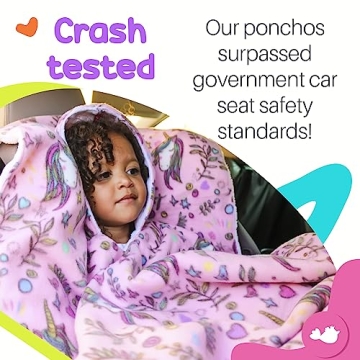 Birdy Boutique Car Seat Poncho - Safe, Cozy, Reversible