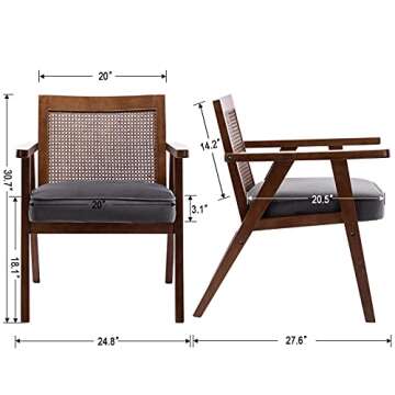 Comfortable Guyou Mid Century Rattan Chair for Every Home