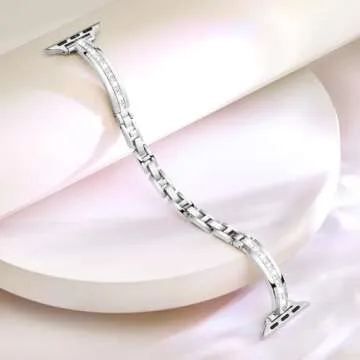 Missair Bands for Apple Watch - Slim Jewelry Bracelet for Women