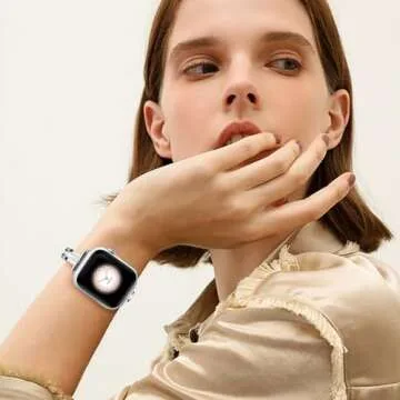 Missair Bands for Apple Watch - Slim Jewelry Bracelet for Women