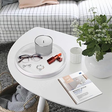Stylish Ceramic Round Marble Tray for Home & Gifts
