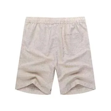 COOFANDY Men's Casual Shorts Big and Tall Drawstring Shorts with Elastic Waist