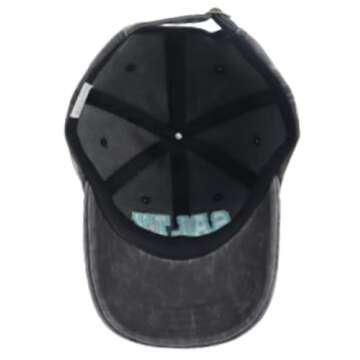 Tbstlumd Salty Beaches Hats for Women Men, Surf Decor Summer Beaches Essentials, Funny Surfer Baseball Cap, Vacation Retirement Birthday Gifts for Dad Mom Black