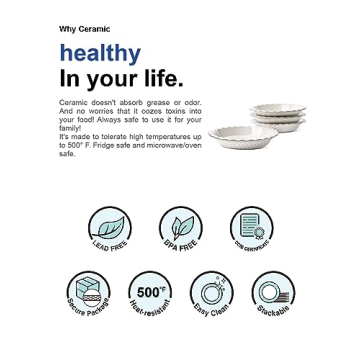 Le Tauci 9-Inch Pie Dish for Perfect Baking