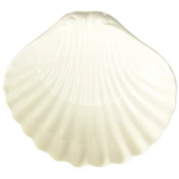 Abbott Shell Soap Dish - Elegant Porcelain Decor