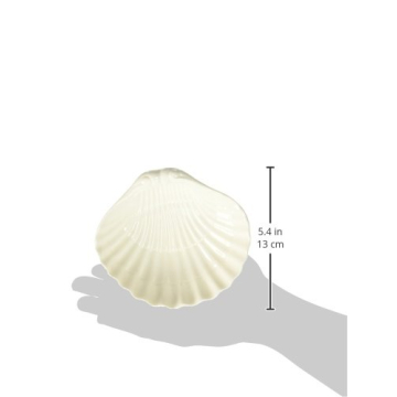 Abbott Shell Soap Dish - Elegant Porcelain Decor