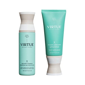 Virtue Recovery Shampoo and Conditioner Duo for Color Safe Care
