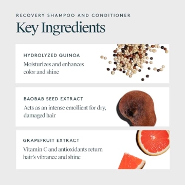 Virtue Recovery Shampoo and Conditioner Duo for Color Safe Care