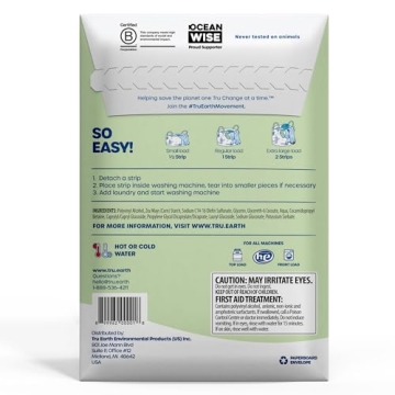 Tru Earth Laundry Detergent Sheets for Eco-Friendly Cleaning