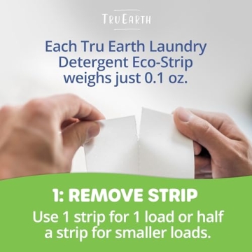 Tru Earth Laundry Detergent Sheets for Eco-Friendly Cleaning