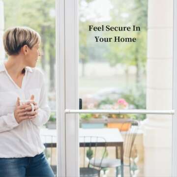 Evelots Adjustable Security Bar for Sliding Doors & Windows, 27.5" to 48"