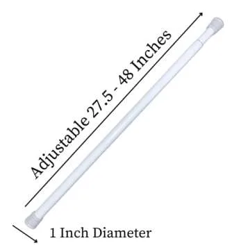 Evelots Adjustable Security Bar for Safe Sliding Doors and Windows