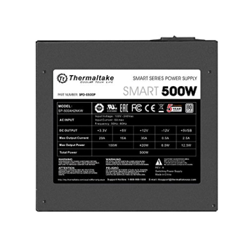 Thermaltake Smart 500W PSU for Powerful PC Performance
