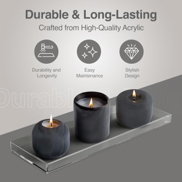 Classic Acrylic Tray - Elegant Organizer for Home & Office