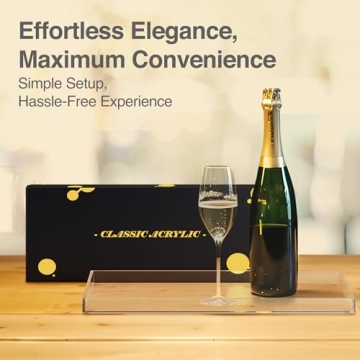 Classic Acrylic Tray - Elegant Organizer for Home & Office