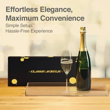 Classic Acrylic Tray - Elegant Organizer for Home & Office