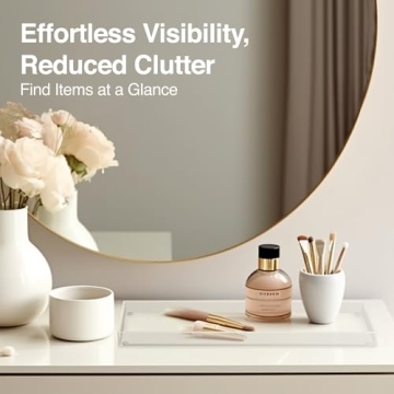 Classic Acrylic Tray - Elegant Organizer for Home & Office