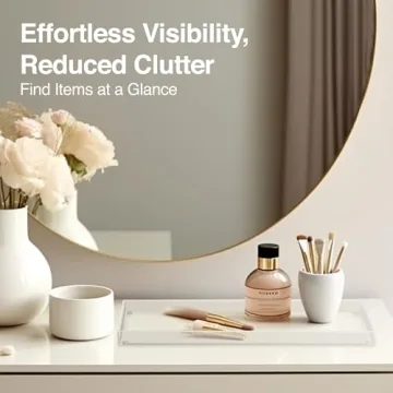 Classic Acrylic Tray - Elegant Organizer for Home & Office