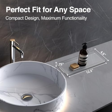 Classic Acrylic Tray - Elegant Organizer for Home & Office