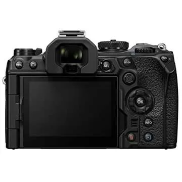 OM SYSTEM OLYMPUS OM-1 Micro Four Thirds System Camera 20MP BSI Stacked Sensor Weather Sealed Design 5-Axis Image Stabilization 120fps sequential Shooting, Black