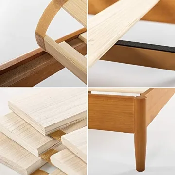 ZINUS Mid Century Wood Platform Bed Frame - Easy Assembly