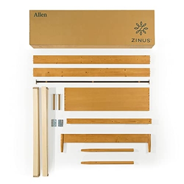 ZINUS Mid Century Wood Platform Bed Frame - Easy Assembly