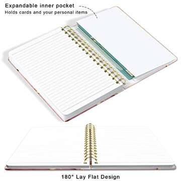 Enchanting Marble Spiral Notebook for All Writers