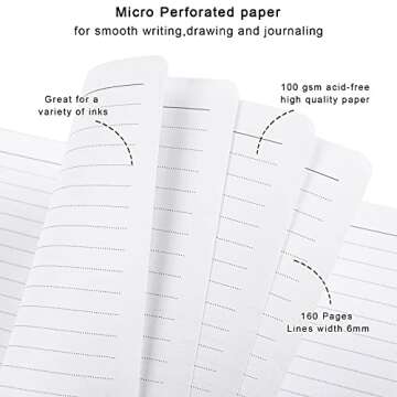 Enchanting Marble Spiral Notebook for All Writers