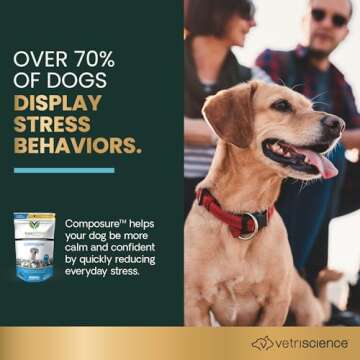 VETRISCIENCE Calm & Confident Calming Chews for Dogs