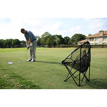 JEF World of Golf Collapsible Chipping Net Black, 23 inch
