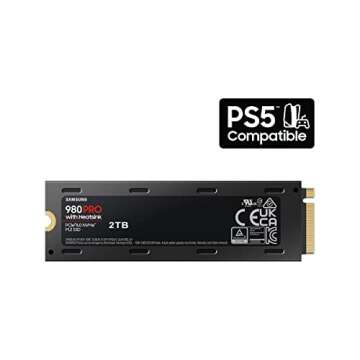SAMSUNG 980 PRO 2TB SSD with Heatsink for PS5 & PCs