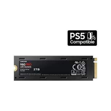 SAMSUNG 980 PRO 2TB SSD with Heatsink for PS5 & PCs