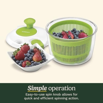 Cuisinart 3qt Salad Spinner for Easy Salad Prep