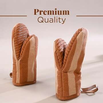 Folkulture Mini Oven Mitts Heat Resistant Kitchen Essential