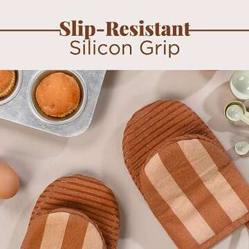 Folkulture Mini Oven Mitts Heat Resistant Kitchen Essential